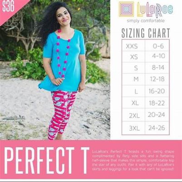 LulaRoe Perfect T - Picture 4 of 5